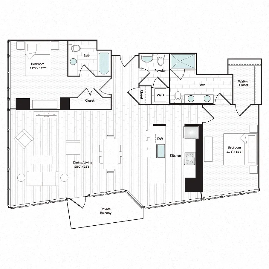 Floor plan Mt Antero