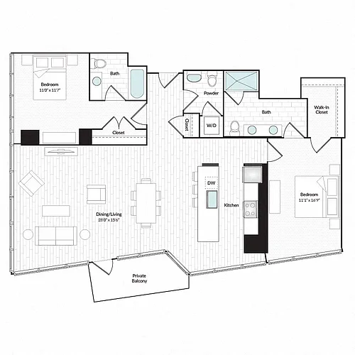 Floor plan Mt Antero