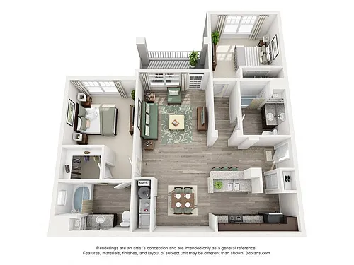 Floor plan B2 - The Atlanta