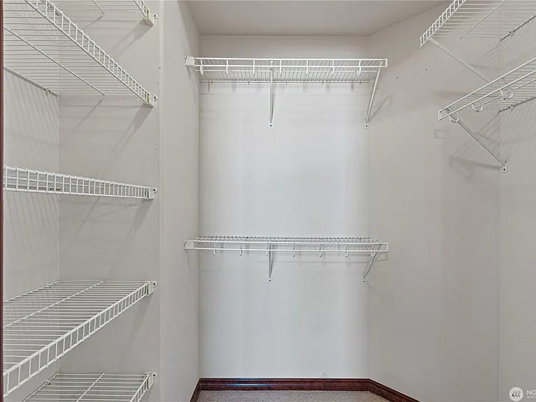 This is the walk-in closet in the main bedroom