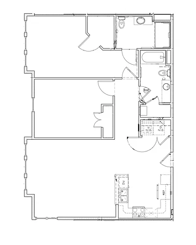 Floor plan 2 Bedroom