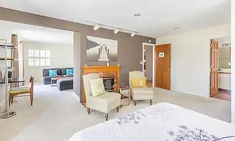 Master bedroom and ensuite