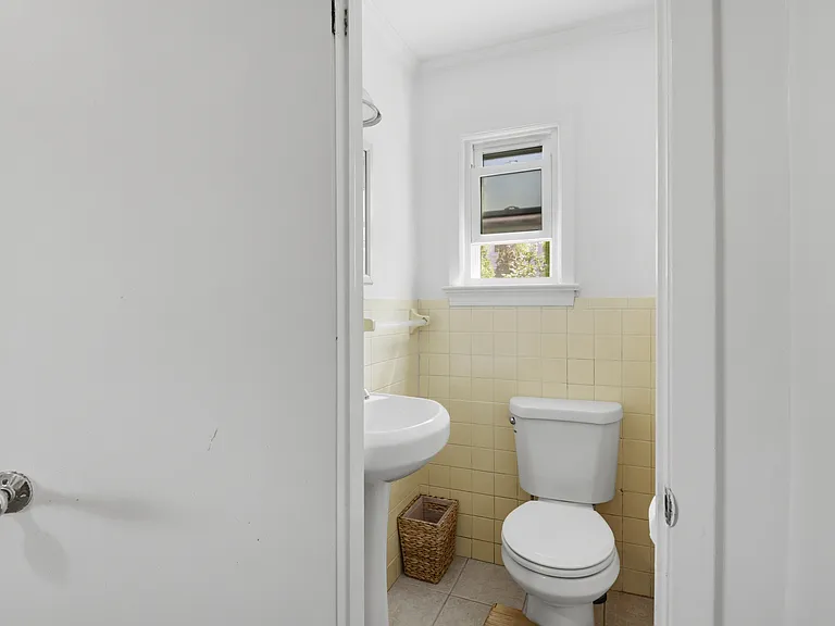 First floor half bathroom