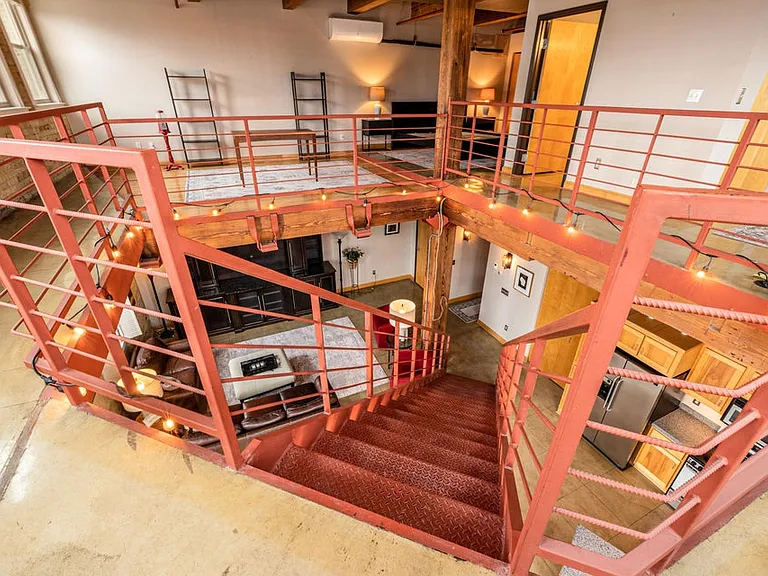 Staircase To Second Floor