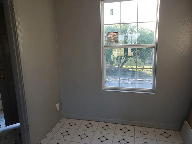 Separate dining room, staged furniture not included