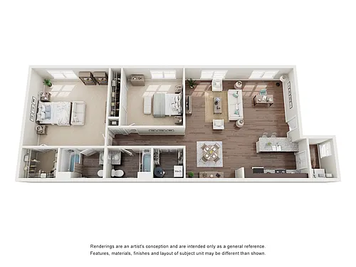 Floor plan B2 - Rawlins