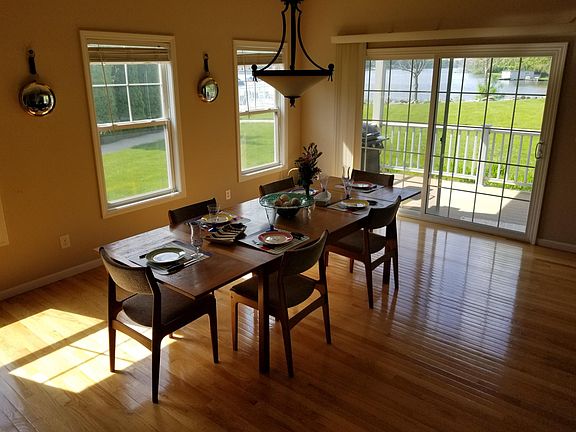 Dining Room looking towards water and pool