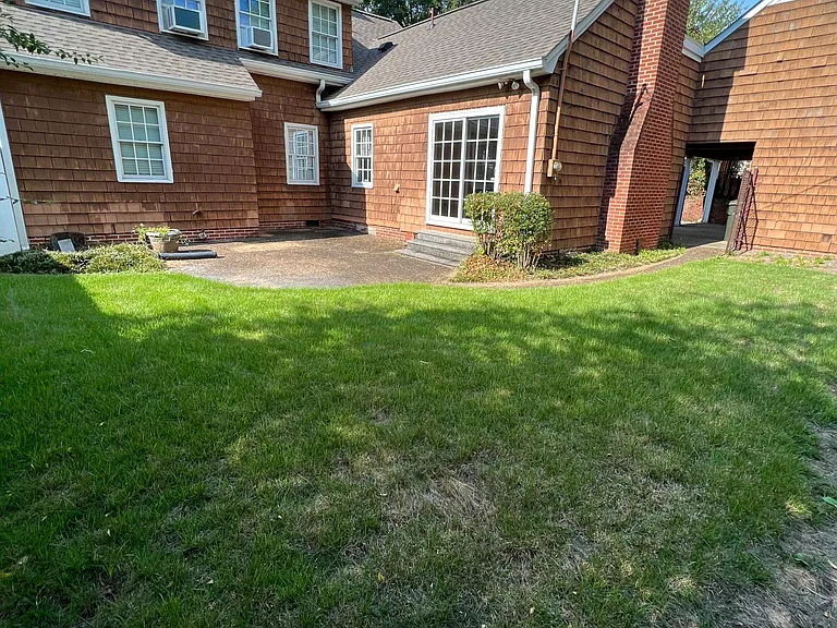 rear patio
