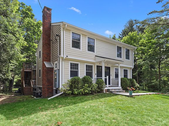 Side view of property and decks.