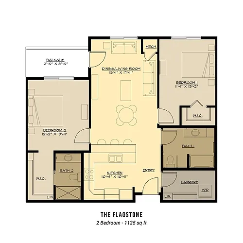 Floor plan Flagstone