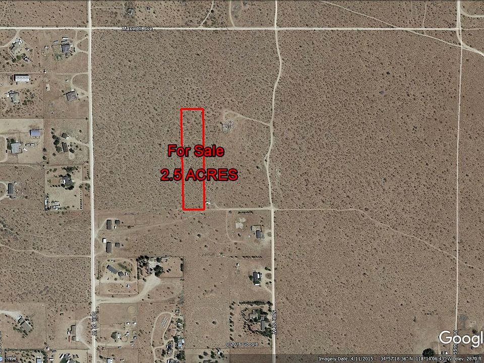 2.5 Acres zoned Residential.