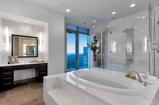 Spa Inspired Penthouse Bathroom