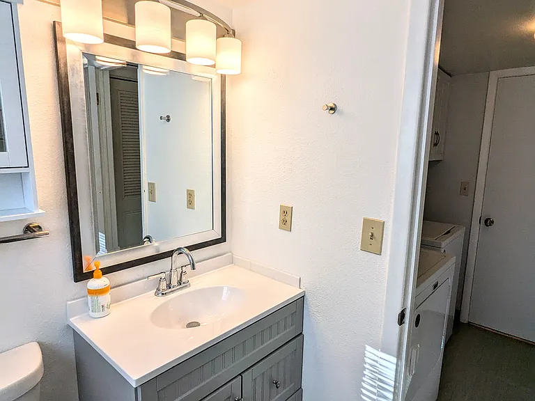 Lower level bath