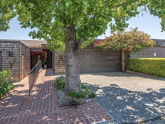 Garage and entry walkway