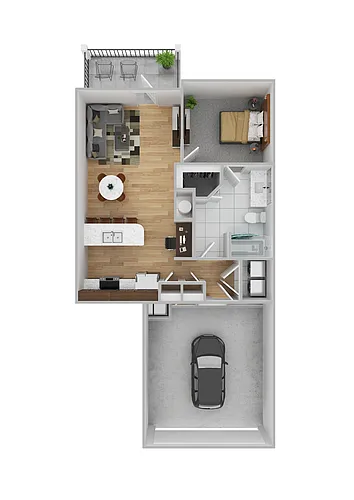 Floor plan Athens Garage