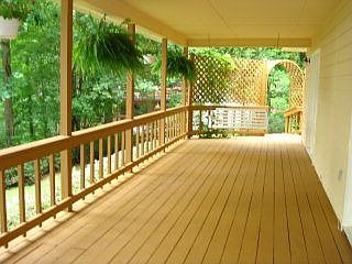 Huge covered deck
