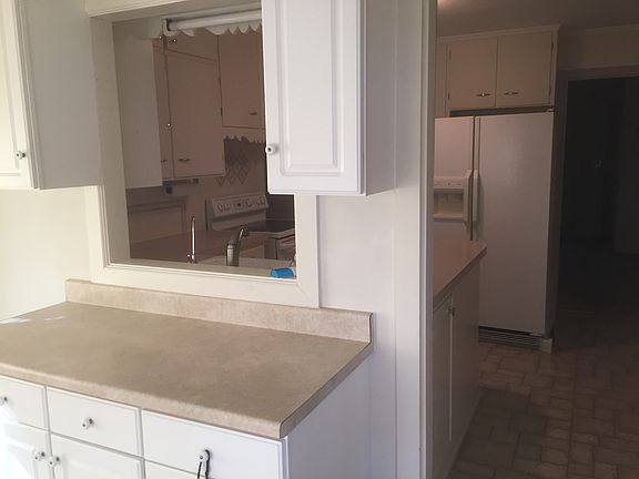 kitchen view from sun room