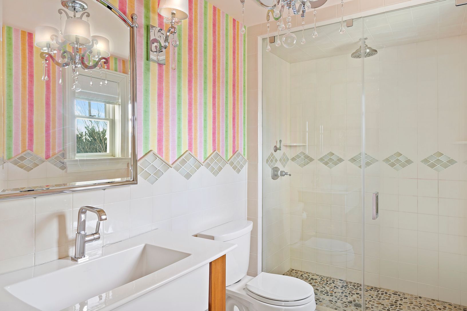  One of Eight Full Bathrooms