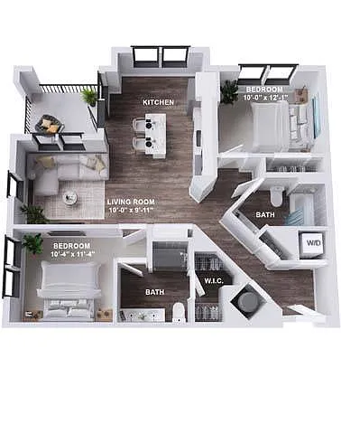 Floor plan B7B