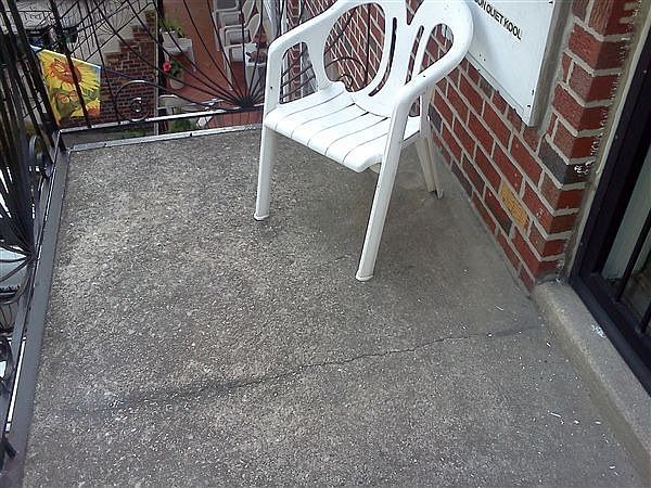 Balcony off of office