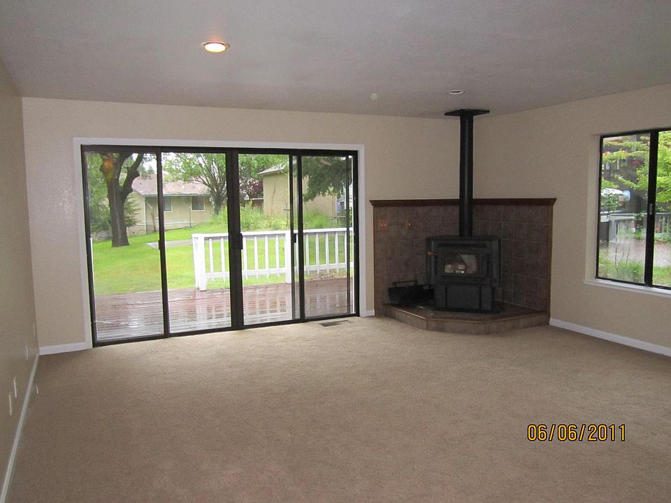 Living room and fireplace