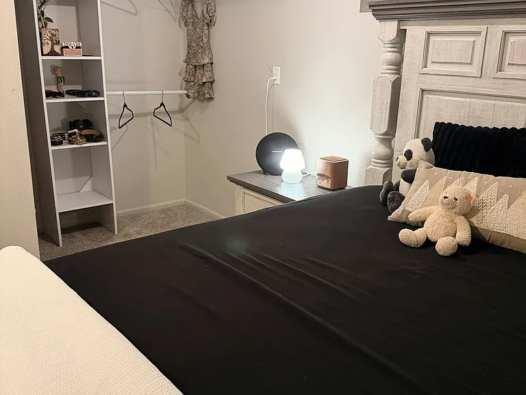 Bedroom 3 with built in closet/shelves
