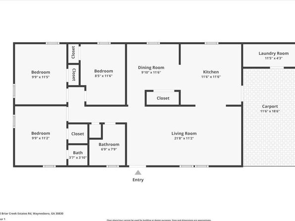 192 Briar Creek Estates Rd, Waynesboro, GA 30830