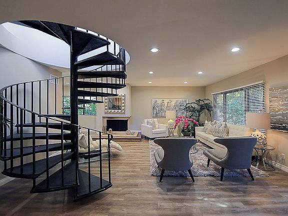 Open Floor Plan & Fireplace