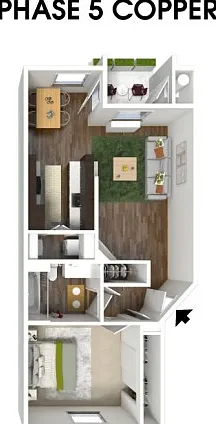 1 Bed, 1 Bath - Phase 5 1 Bed, 1 Bath - Phase 5