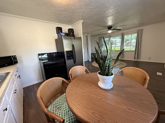 From the kitchen looking into living room