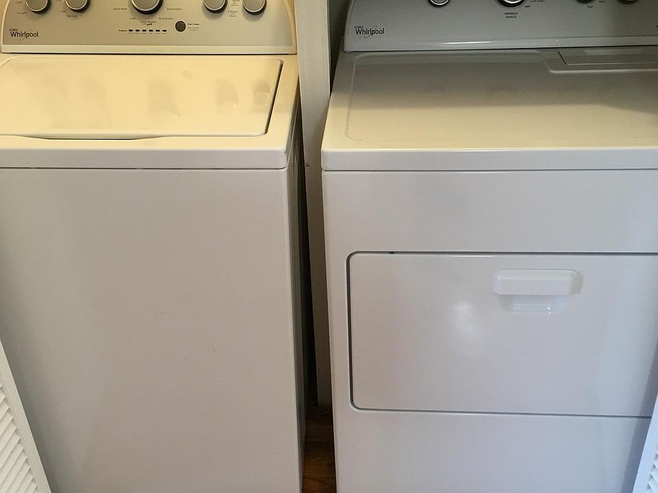 Full size washer and dryer included!