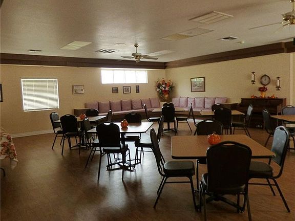 Clubhouse party area