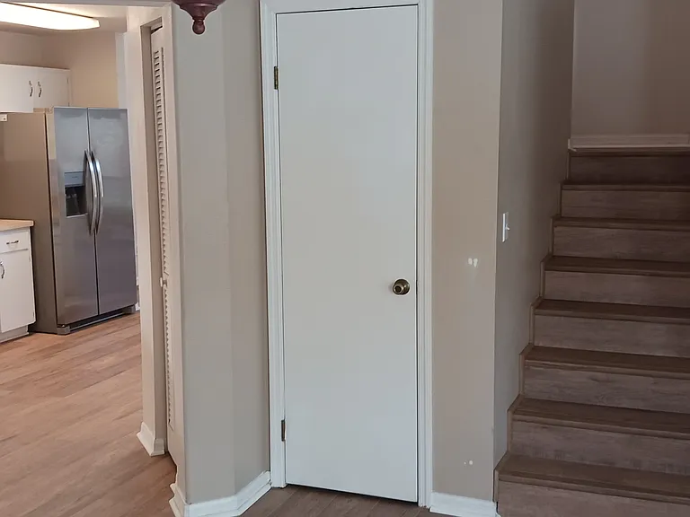 Kitchen and Stairs from Dining Room