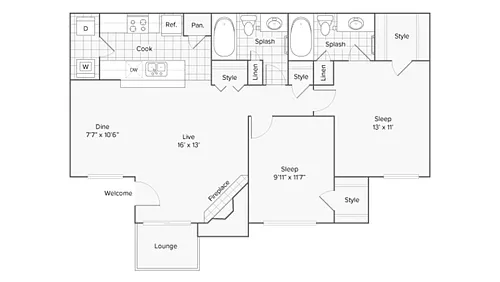 Floor plan Abilene