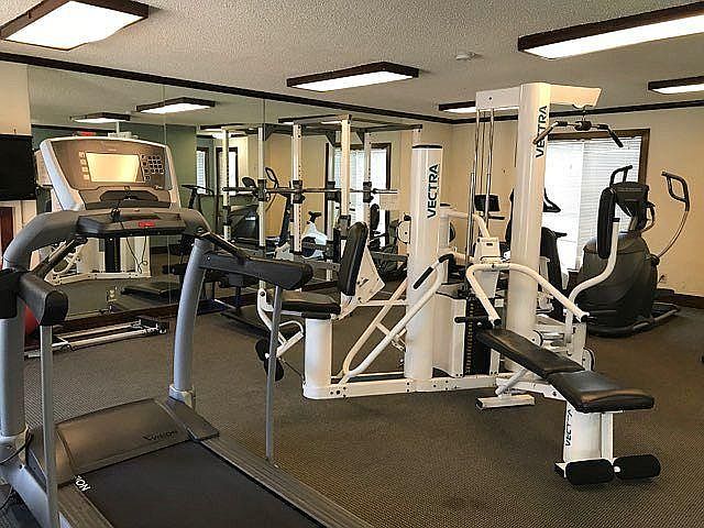 work out room recently remodeled