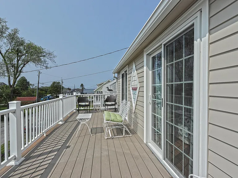 Upper Deck with water views.