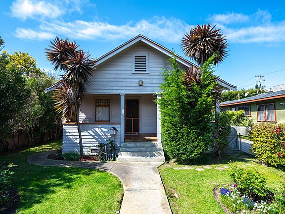 Front of house and yard