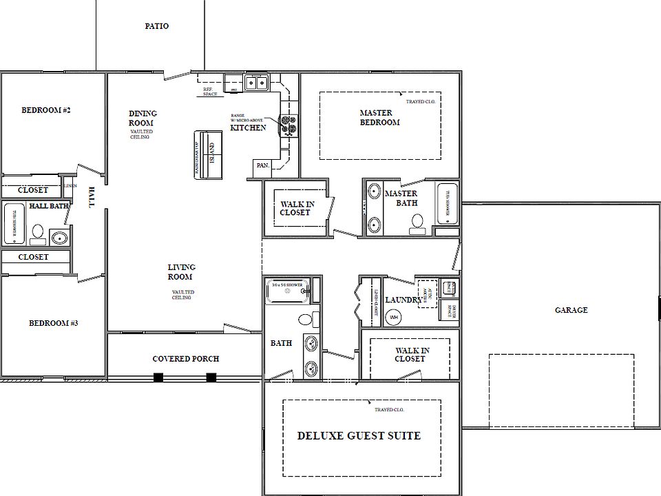 Double Deluxe Guest Suite Floor Plan