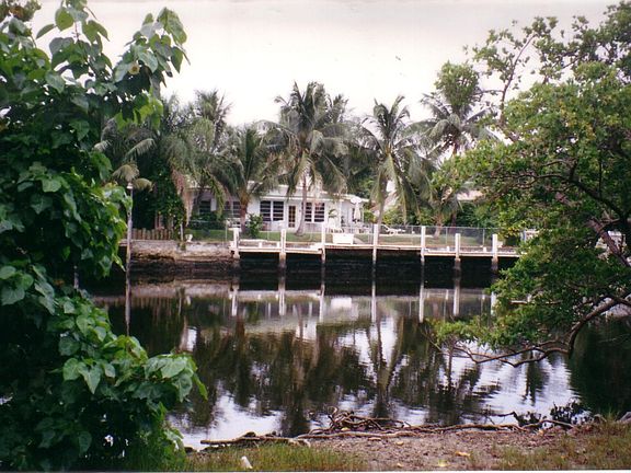 View of the house from Annie Beck Park