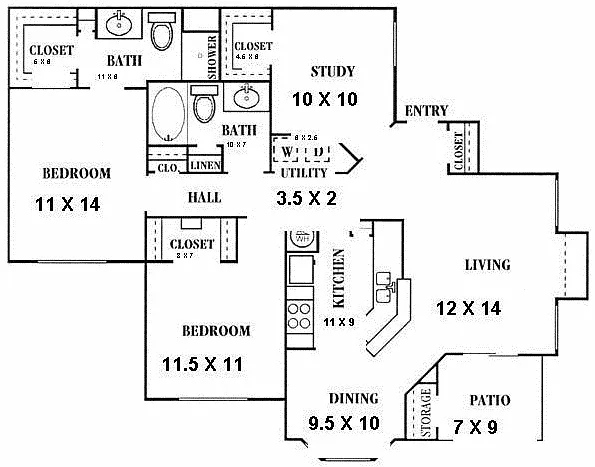 Floor plan E