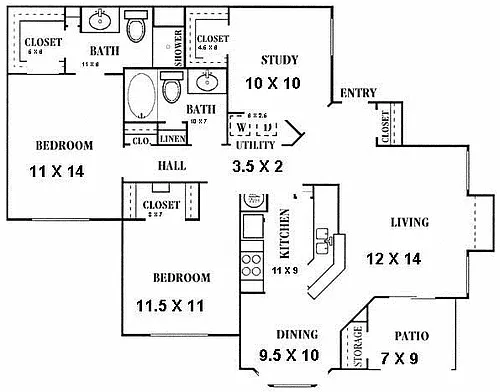 Floor plan E