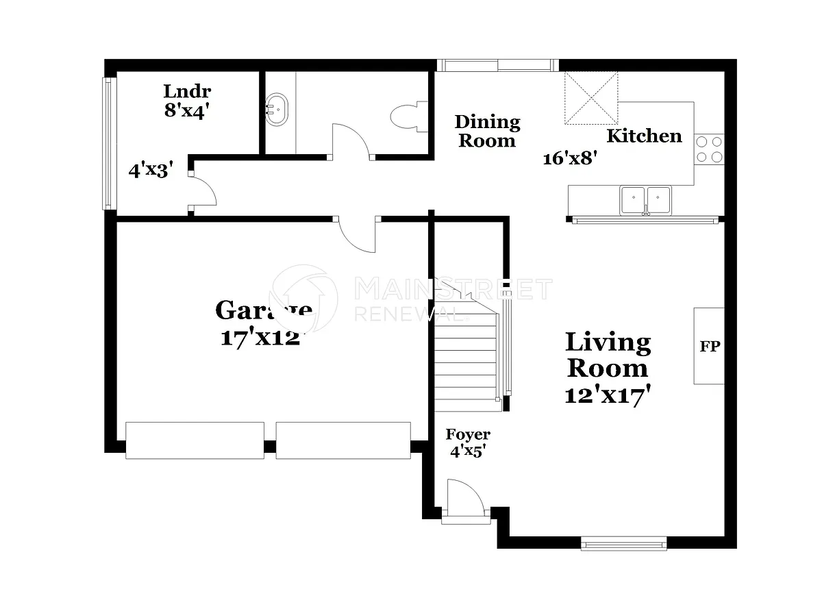 Floor Plan - 1520 Clemson Dr