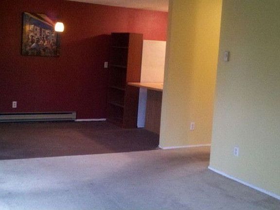 View from the living room to the dining room.