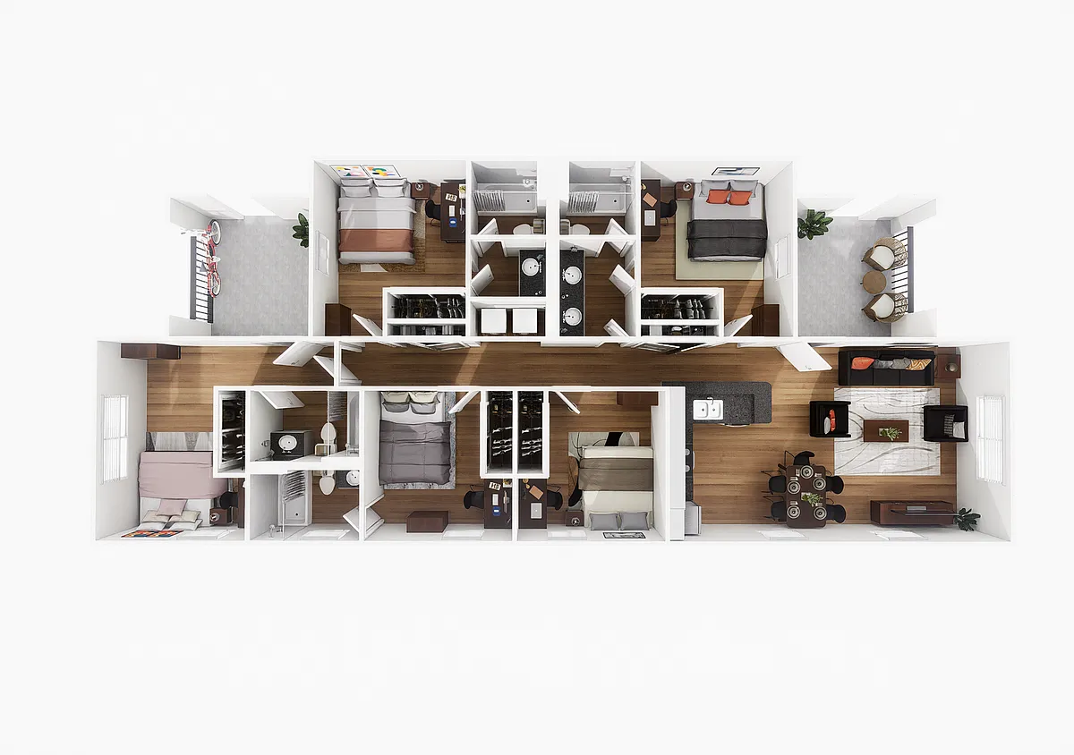 Floor plan 5X4