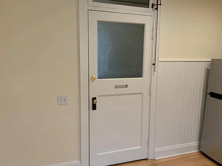 Door into/out of the apartment.