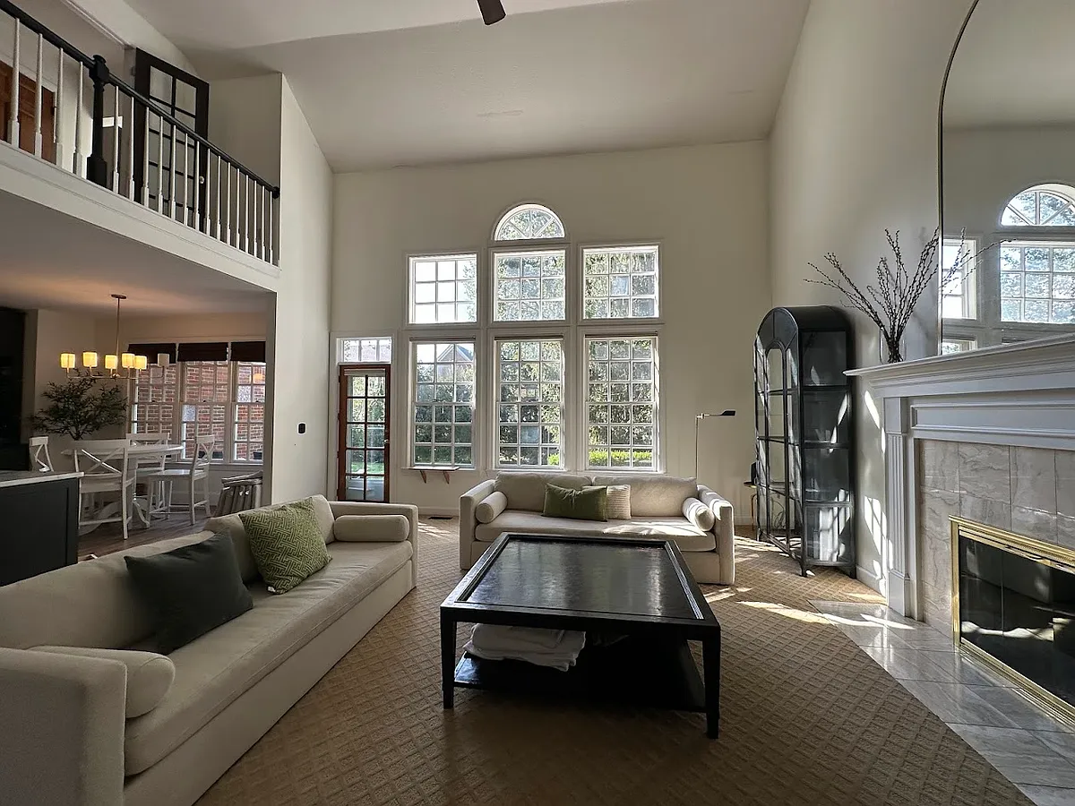 Living Room with gas fireplace - 4524 Neiswander Sq