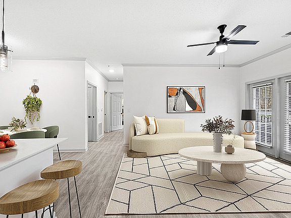 2x1 1087 sqft B1U - Living