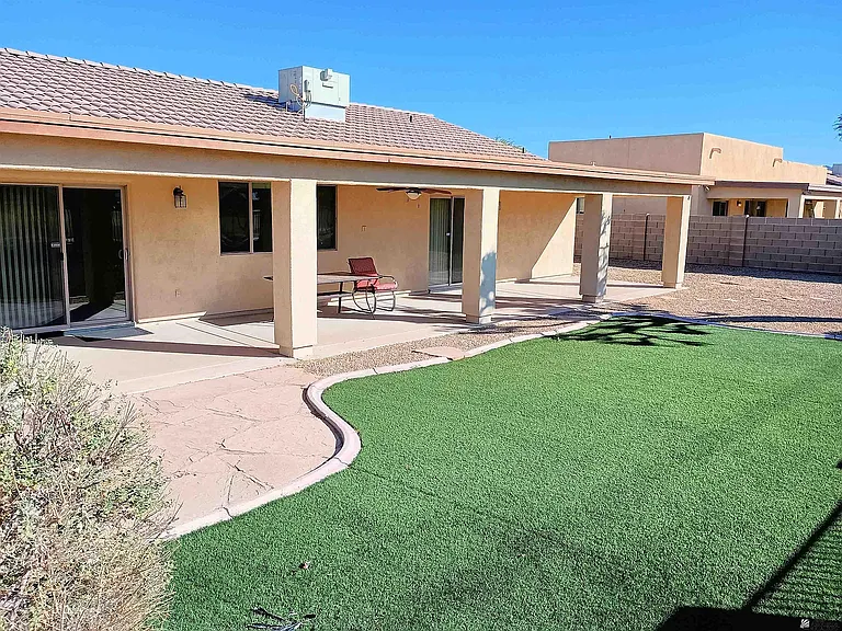 huge back porch