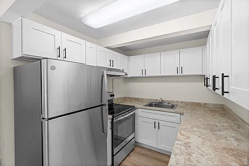 Floor plan Two Bedroom One and Half Bath w/Garage
