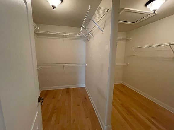 Double walk in closet